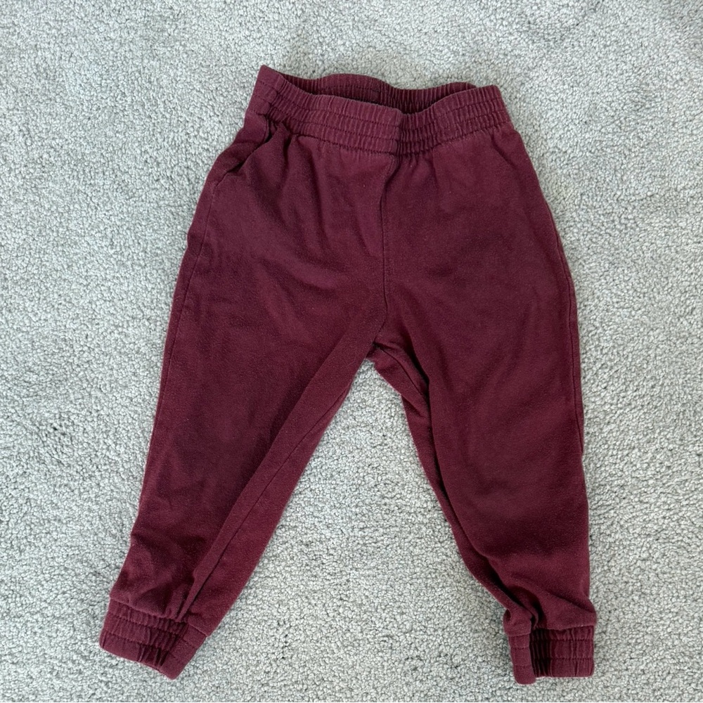 Burgundy Jogger Pants